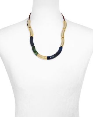 Una Stone Bead Collar Necklace, 17" - Exclusive