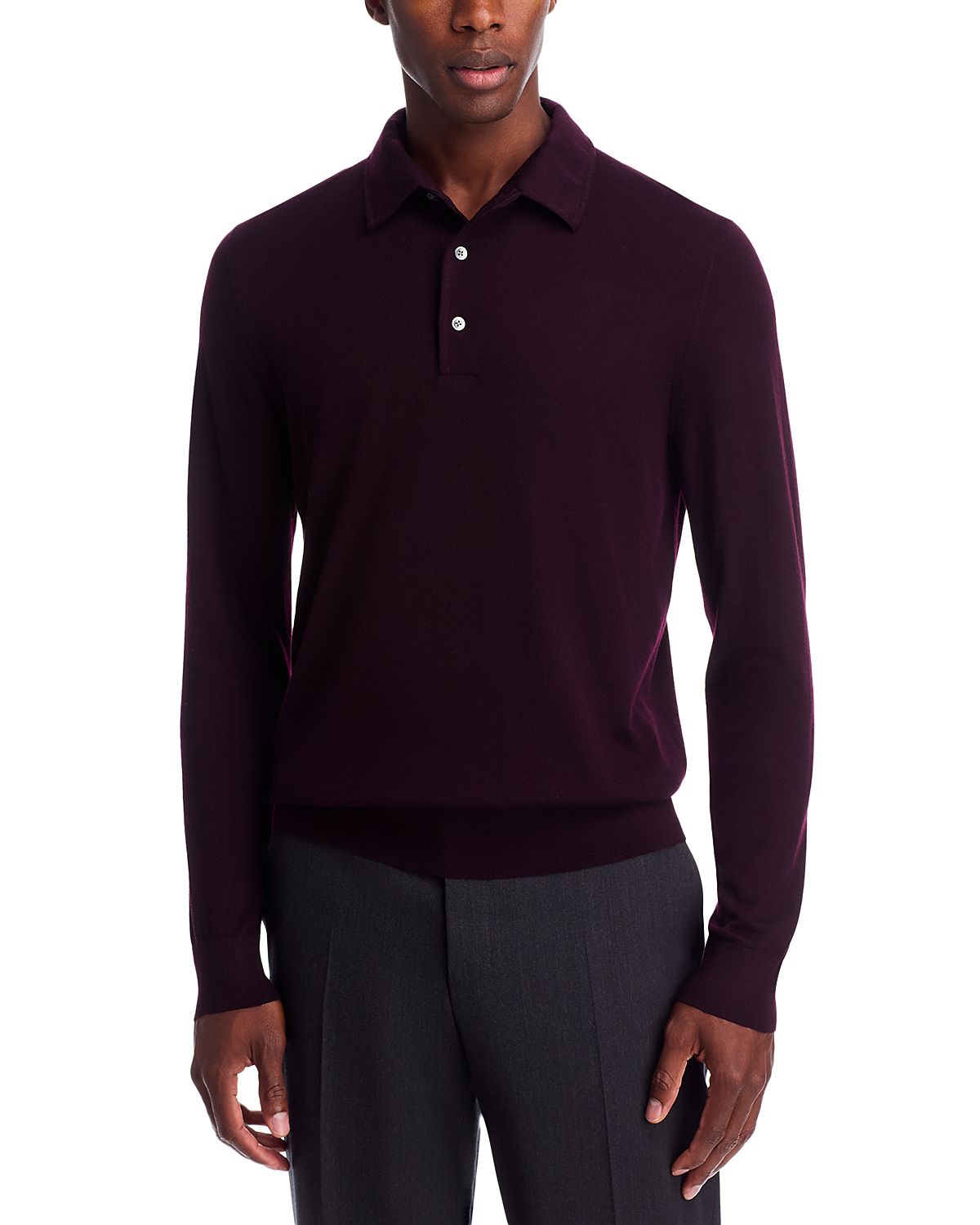 The Men's Store at Bloomingdale's Extra-Fine Merino Wool Sweater Polo - Exclusive