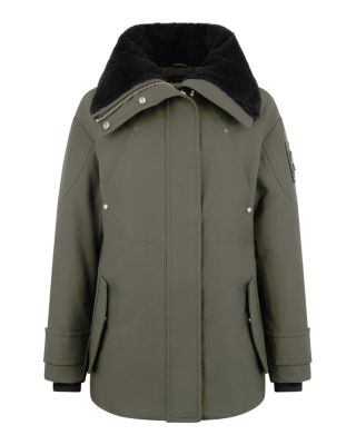 Aurora Shearling Trim Down Jacket