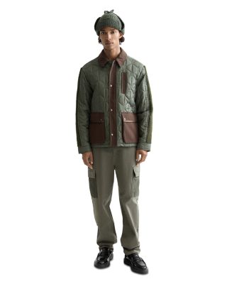 Quilted Military Jacket