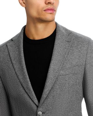 Hanry Slim Fit Tech Flannel Jersey Unstructured Sport Coat