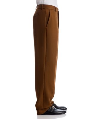 Wide Fit Wool Trousers