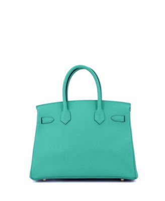 Birkin 30 Handbag Green Epsom with Gold Hardware