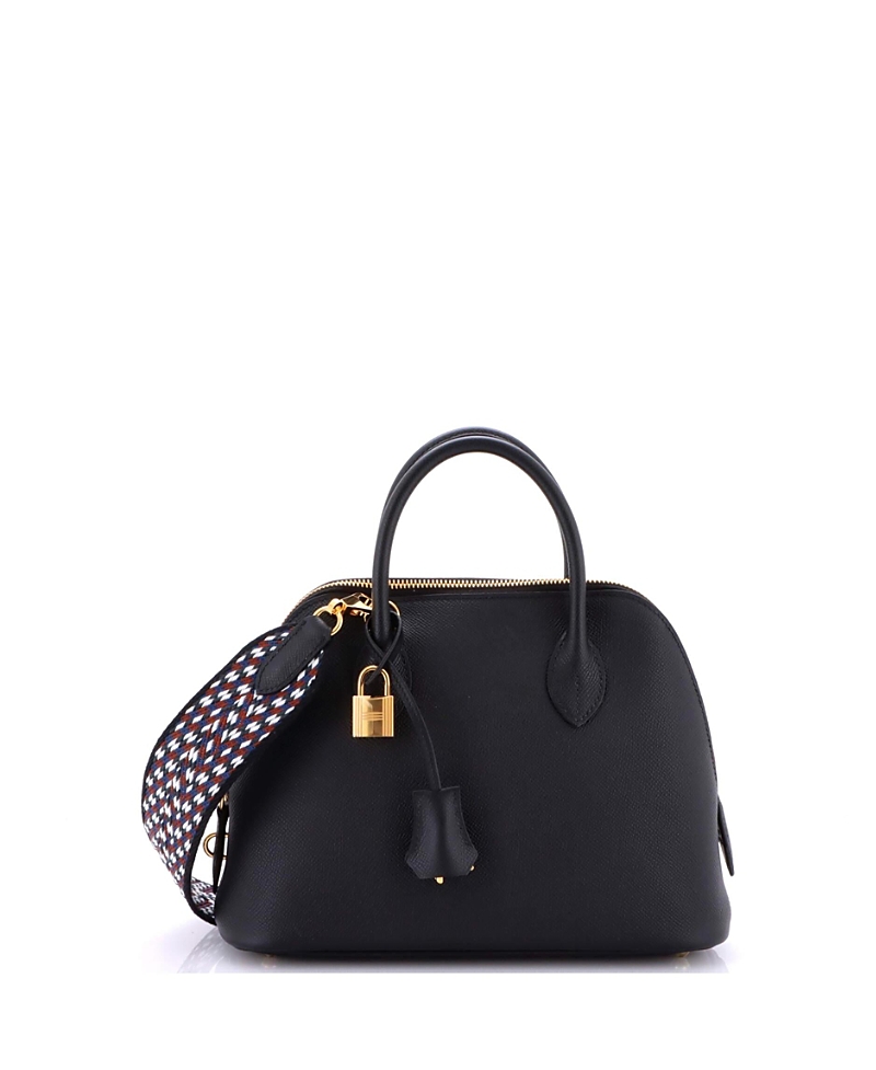 Pre-owned Pre-owned Hermes Hermes 25 Sangle Bolide 1923 Bag Epsom In Black
