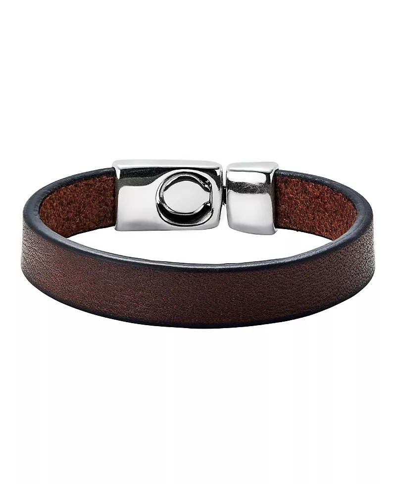 UNOde50 Leather Sterling Bracelet