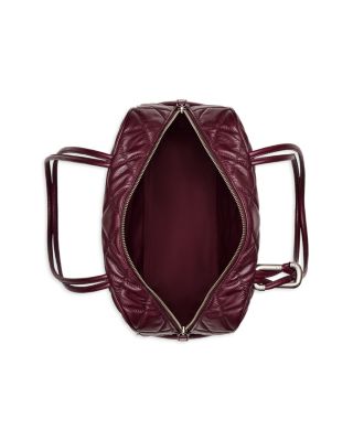 The Quilted Leather Dual Satchel