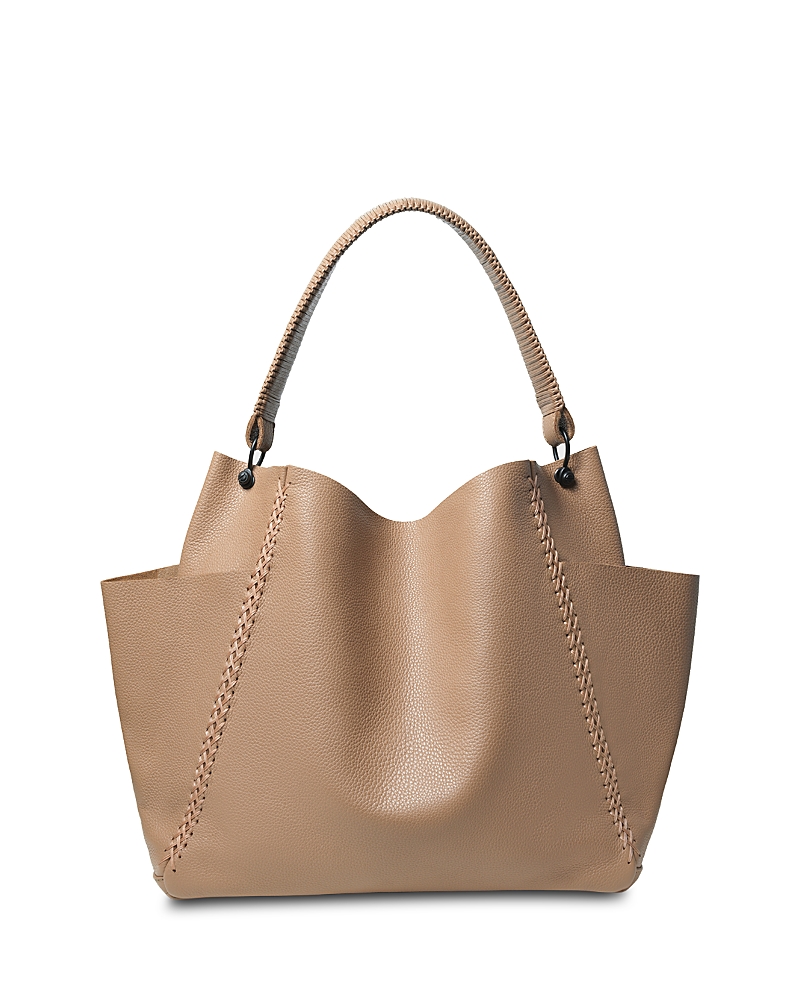 Callista Loom Shoulder Bag In Brown