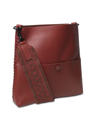 Marquise Slim Leather Messenger Bag