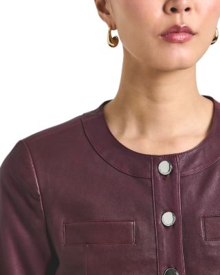 Penny Stretch Leather Jacket