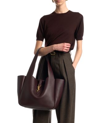  Le 5 A 7 Bea Shoulder Tote Bag In Grained Leather