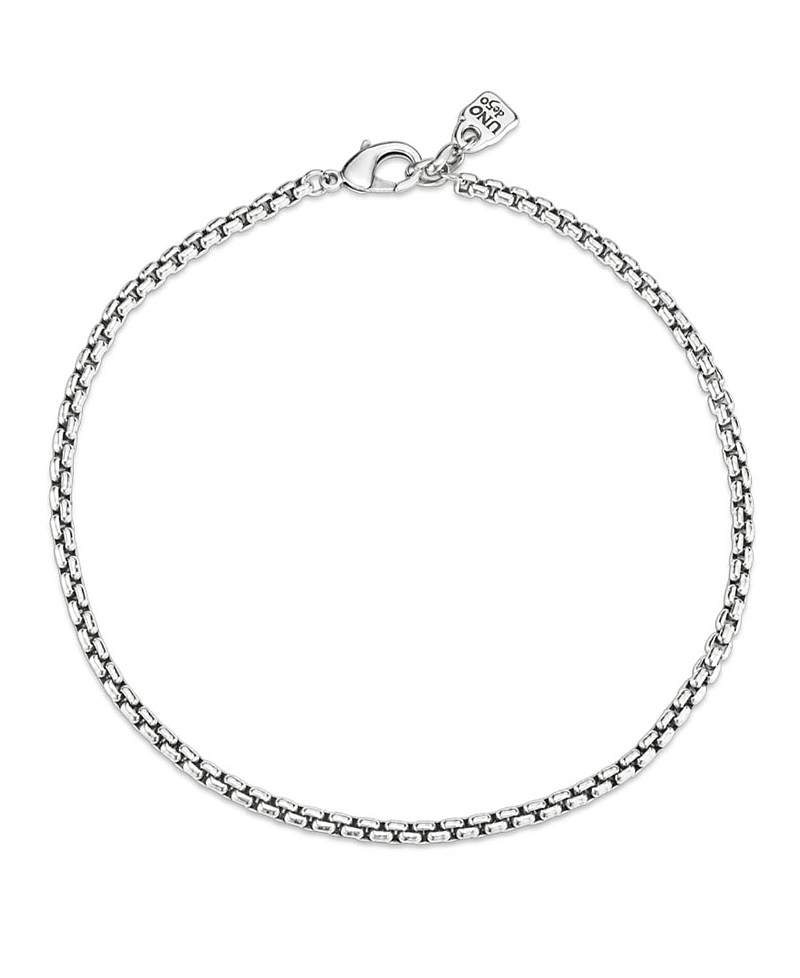 Unode50 Linear Link Necklace In Silver