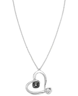  Long Heart Pendant Necklace
