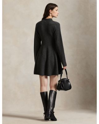 Cashmere Turtleneck Sweater Dress