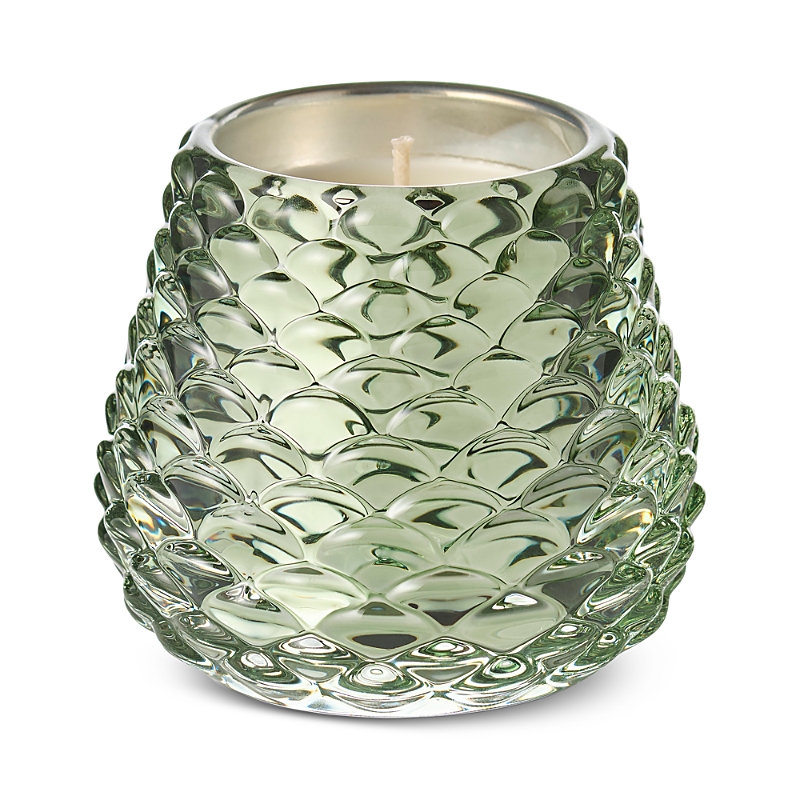 Illume Leaves & Acorns Pinecone Votive Candle Glass Pinecone Candle, 1.9 Oz. In Green