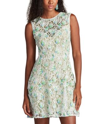  Pyla 3D Floral Embroidered Mini Dress