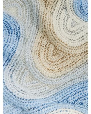 Wave Crochet Regular Fit Button Down Short Sleeve Cuba Shirt