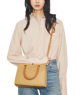T Monogram Soft Pebble Tote