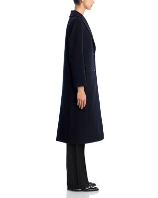 Notch Collar Long Coat