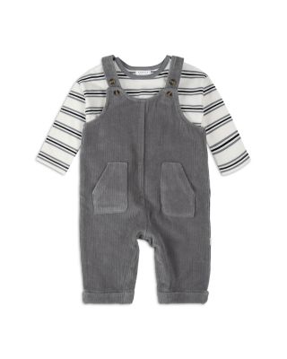 Boys' Striped Top & Corduroy Overall Set - Baby