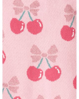 Girls' Cherry Pie Scalloped Knit Cardigan - Baby, Little Kid