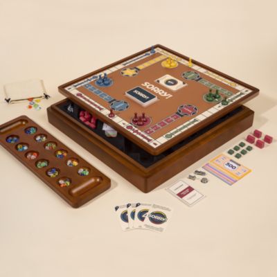 3 in 1 Premium Game Collection: Monopoly, Sorry and Mancala