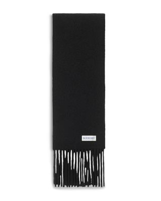 Check Label Cashmere Scarf