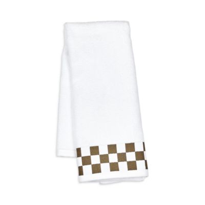 Hand Towel with Check Border