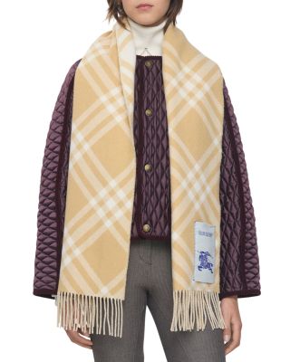Check Cashmere Scarf