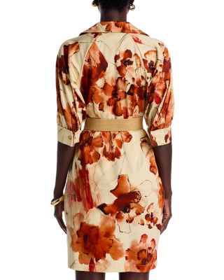 Floral Print Shirtdress