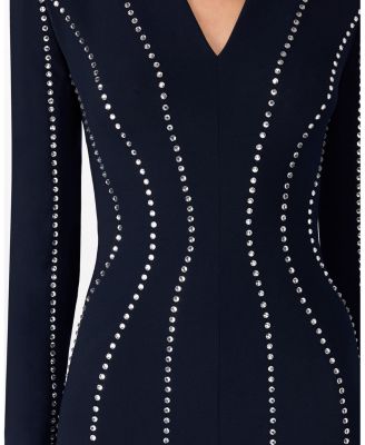 Victoire Rhinestone-Embellished Maxi Gown