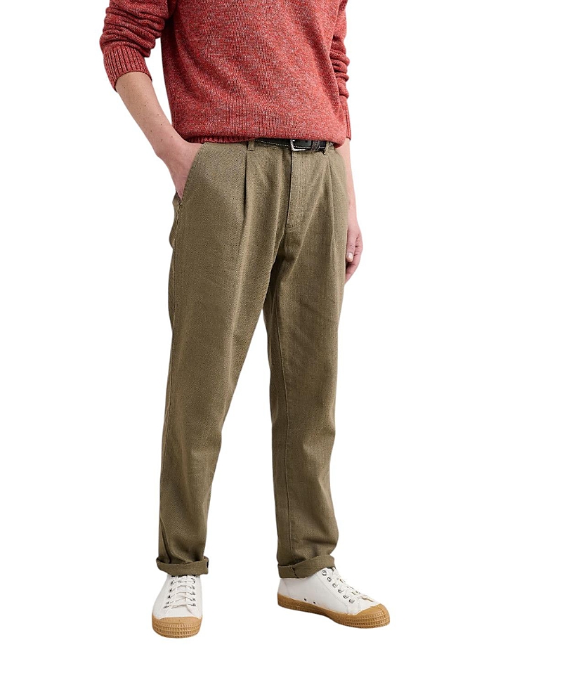 Seasalt Cornwall Men's Helmsman Pant In Green