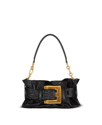  Mini Anthem Bag in Embossed Crocodile-Print Calfskin