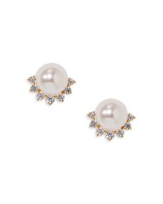Venus Stud Earrings, 0.5"L
