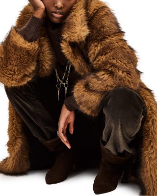 Lestor Faux Fur Coat