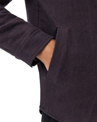 Jameson Herringbone Snap Button Long Sleeve Shirt