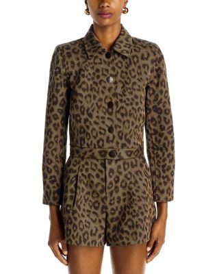 Marla Crop Leopard Jacket