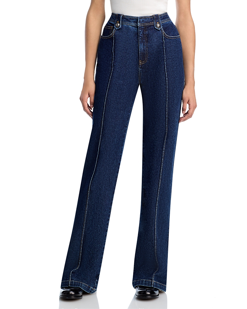 Cinq À Sept Cinq A Sept Niko High Rise Straight Jeans In Fontaine