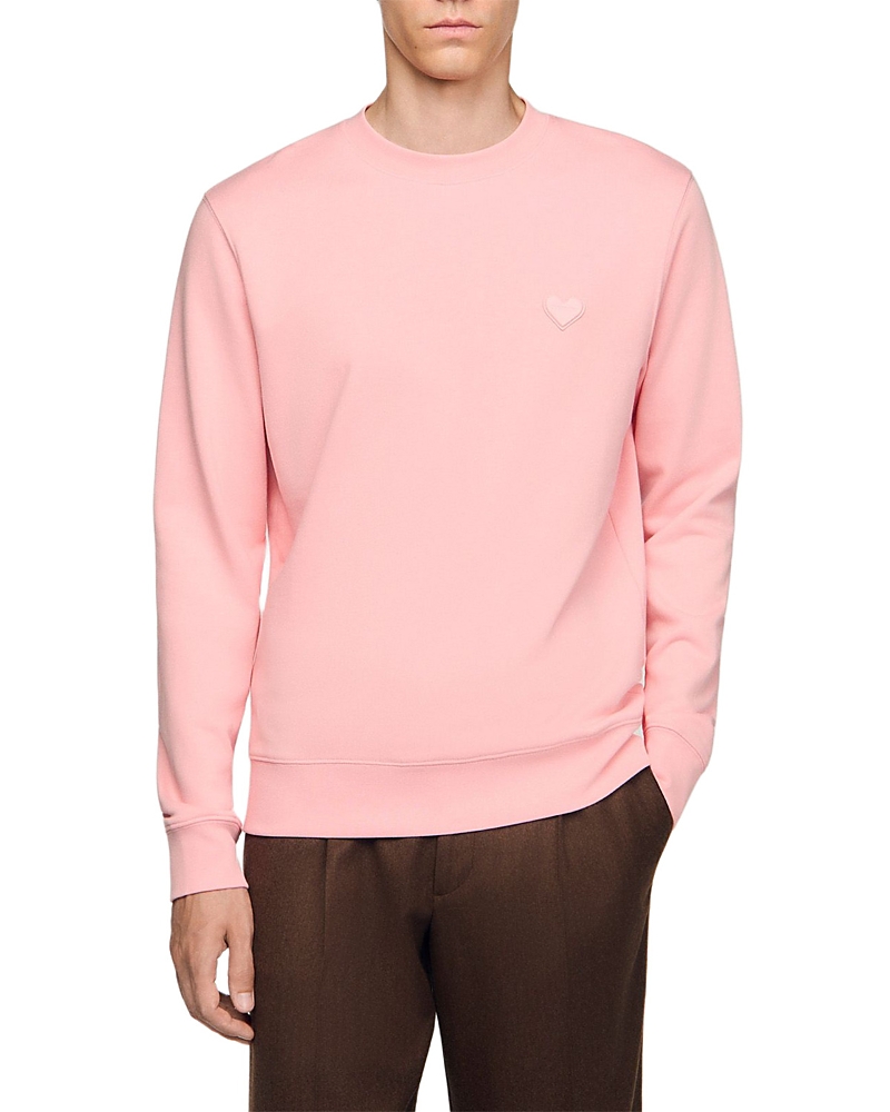 Sandro Heart Patch Sweatshirt