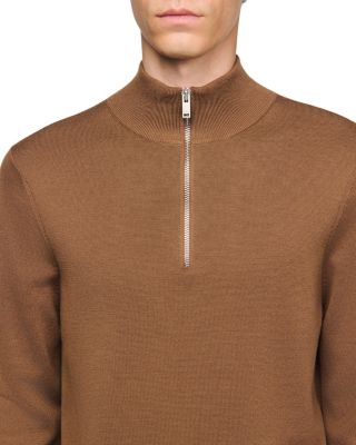 Wool Half Zip Sweater