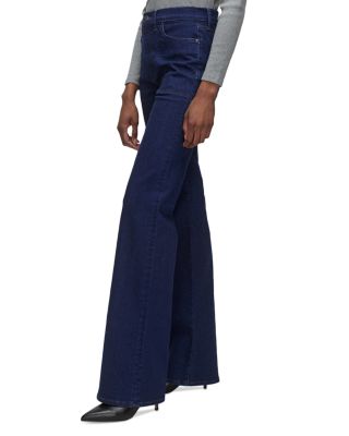 Crosbie High Rise Flare Jeans in Indigo Rinse