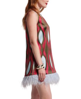 Frances Valentine Darcy Shift Dress Lava Geo