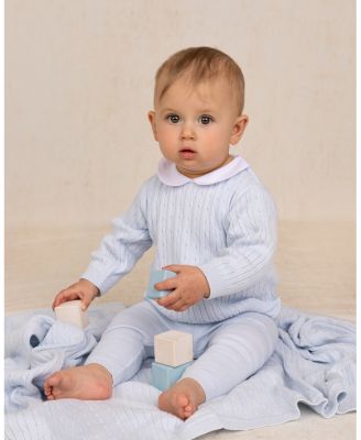  Unisex Cable Knit Blanket- Baby