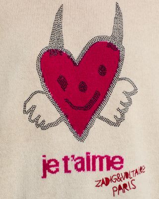 Cashmere Markuz Coeur Art Sweater - Exclusive