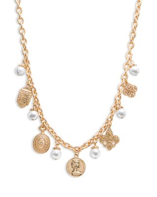 Mixed Charm Necklace, 18" - Exclusive