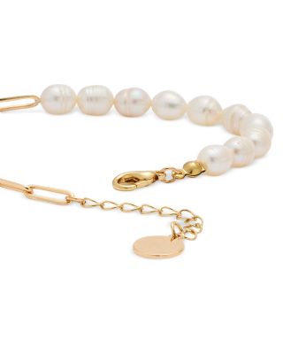 Cultured Freshwater Pearl Chain Bracelet - Exclusive