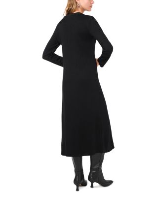 Rib Front Midi Dress