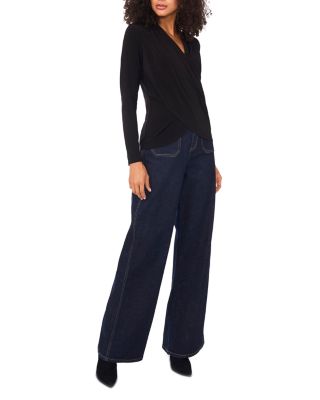 Long Sleeve Wrap Top