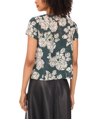 Cap Sleeve Cowl Neck Top