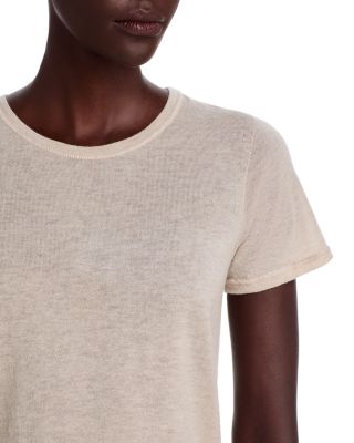 Machine Washable Cashmere Crewneck Tee