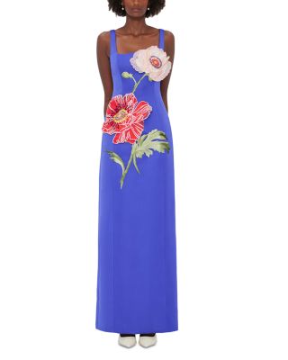 Adelina Appliqu&amp;eacute; Maxi Dress